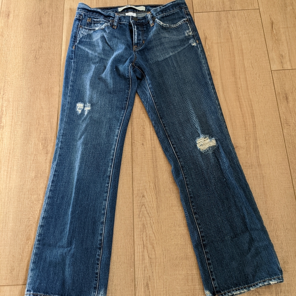 Gap Boycut Jeans Button Fly Size 2/26 Ankle